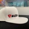 White SnapBack - Red M Black MAZDA