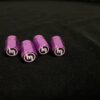 M logo Valve Caps - Purple