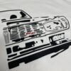 Rx2 Series1 Front & Rear - White Tee