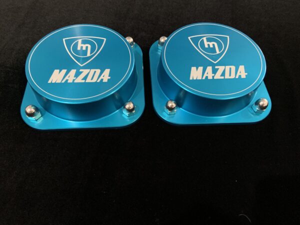 Rx7/Rx4/626 Billet Alloy Strut Tops - Blue M MAZDA