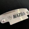 Brushed Stainless Flywheel Cover - M MAZDA