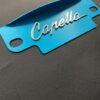 Blue 12a / 13b Flywheel cover with Polished Capella