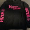 Woman’s Black Hoodie with Pink M MAZDA & ROTARY ENGINE