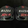 Black Alloy Strut Tops - Red M Rx4 MAZDA