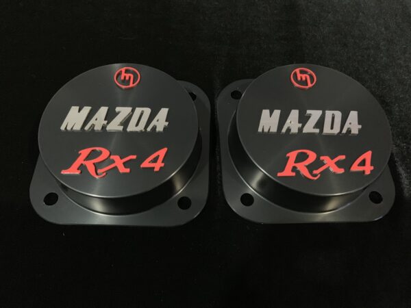 Black Alloy Strut Tops - Red M Rx4 MAZDA
