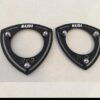 Black Stainless Steel Rx2 Strut tops with Rx2 Cut