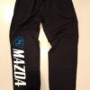 Black Trackies with Blue M White Mazda