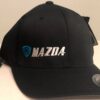 Blue M White Mazda CURVED Black Flexfit