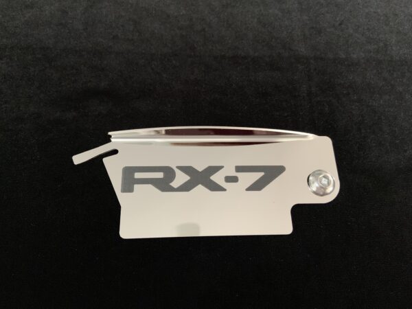 Polished 13b flywheel cover - RX7 FC/FD LOGO