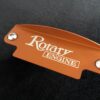 Orange rotary engine flywheel cover