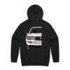 Rx3 10a Hoodie Black Half Car Print