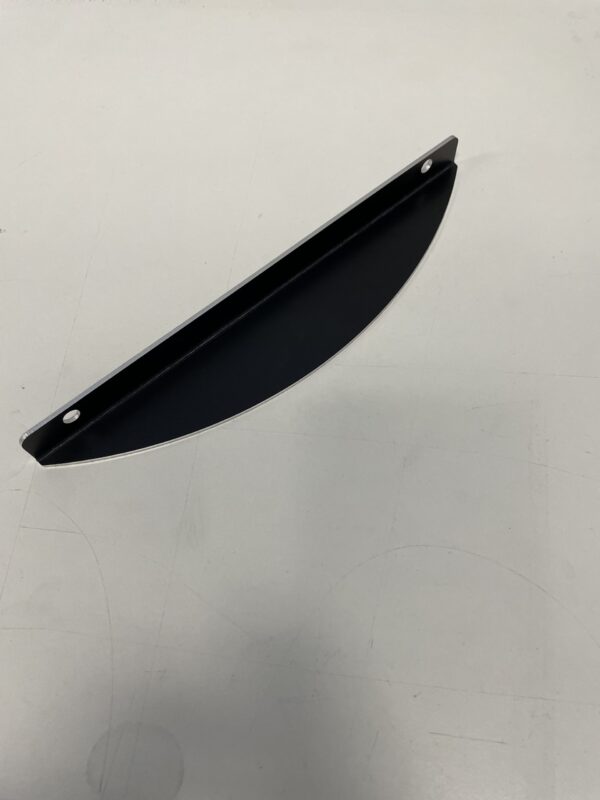 12A Black Side Cover Plate - BLANK