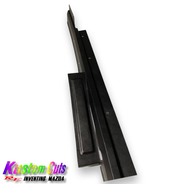Rx3/808 Sedan/Wagon Scuff Plates - Black Textured