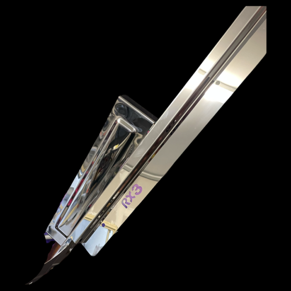 Rx3/808 Sedan/Wagon Scuff Plates - Polished Stainless