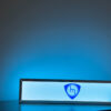 White Mazda LED Light Blue M