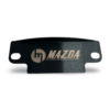 Black M MAZDA with Bar Flywheel Cover - 12a/13b