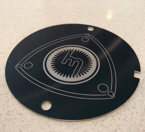 M inside rotor black cas