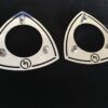 Mazda 1200 - Strut Tops M logo