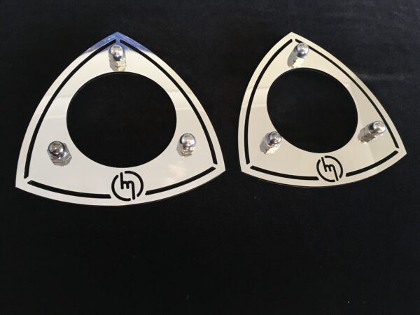 Mazda 1200 - Strut Tops M logo