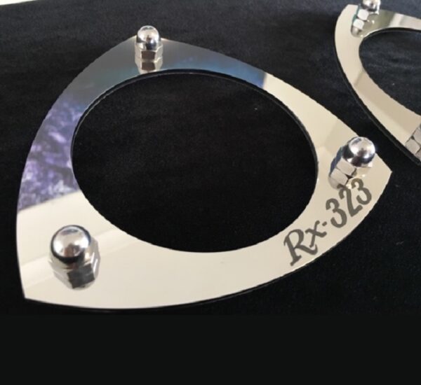 Mazda 323 Strut tops - Rx323 etched