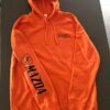 Orange Hoodie - Black Rotary Engine M Mazda