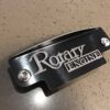 Polished Rotary Engine black plate 12a cover