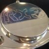 Polished billet alloy Rx3 engraved Strut Top