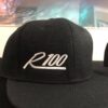R100 Black Snapback