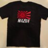 Red Rising Sun Flag - Black Tee