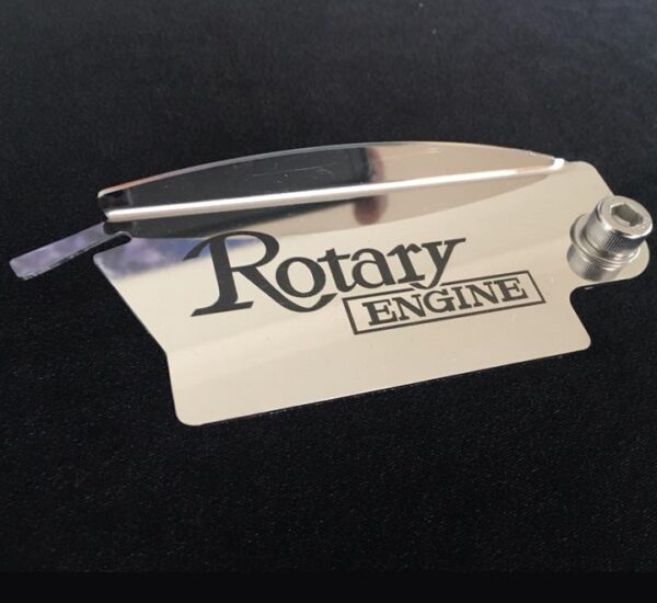 Rotary Engine 13b plate Black Stainless