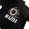 Black Hoodie - White Rotor Nut
