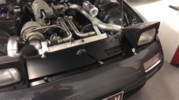Rx7 Radiator Cover Panel - BLACK