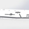 Rx7 FC Radiator Panel RAW Alloy with O/Flow