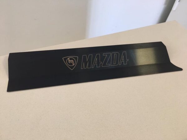 Rx7 BLACK Gen1 Radiator shroud with M Mazda engraved