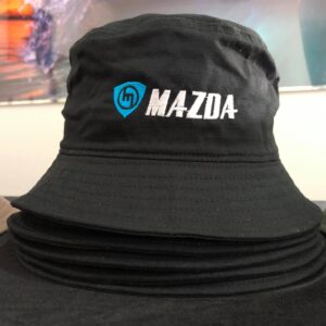 Black M MAZDA Bucket Hat