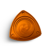 Orange Billet Oil Cap - Blank