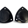 Rx3/808/323 Black Billet Alloy Strut Tops - M logo