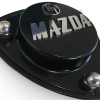 Black Billet Alloy Rx2 Strut Top with Raised M MAZDA polished