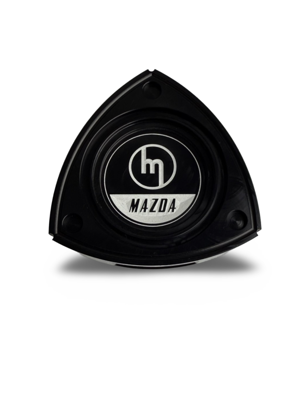 Black Billet Oil Cap M Mazda Hoop logo