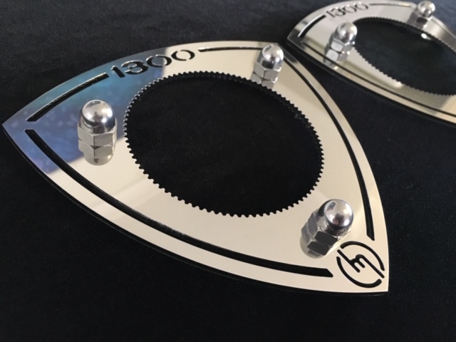 1300 Strut tops polished 1300 cut