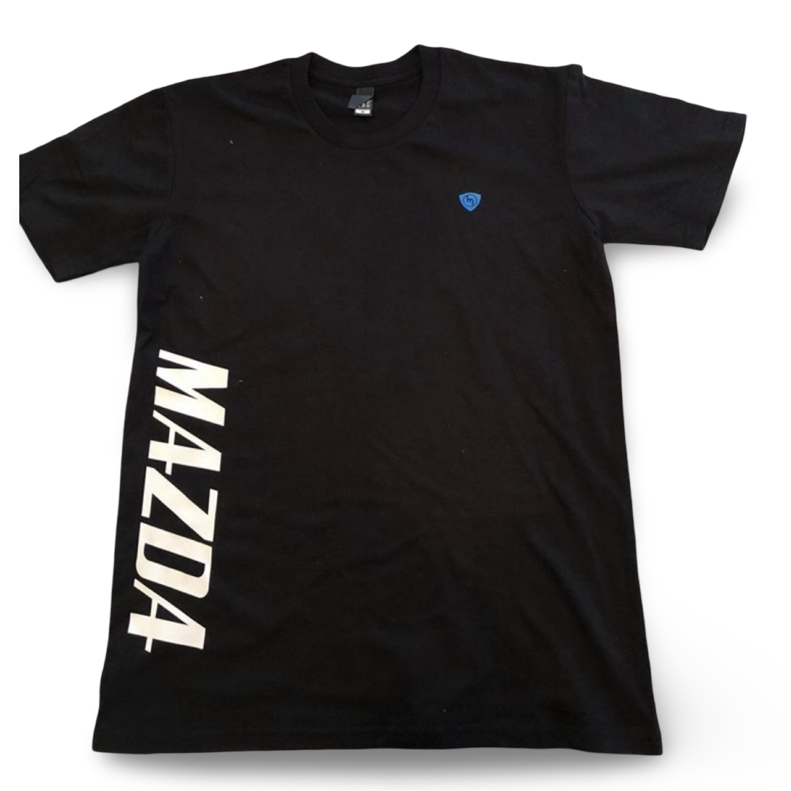 Blue M White Mazda - Black Tee