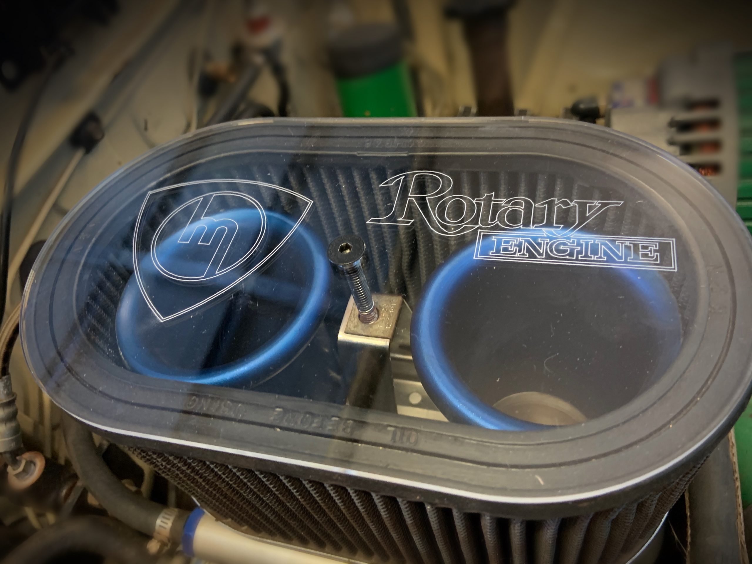 Clear IDA Filter Lid - M Rotary Engine