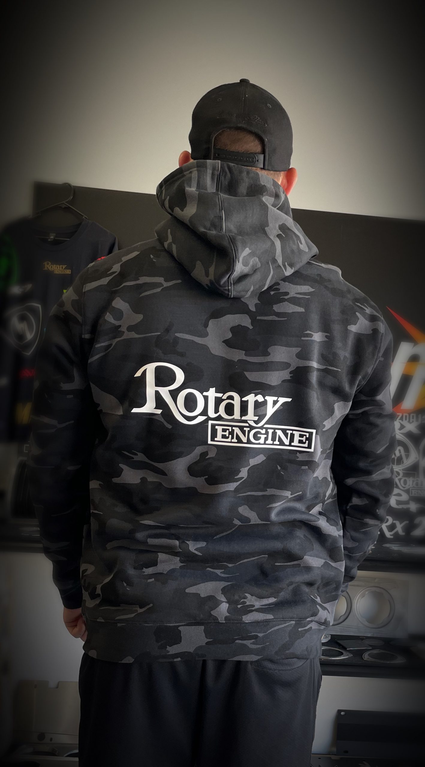 Snow Camo Rotary Engine Hoodie