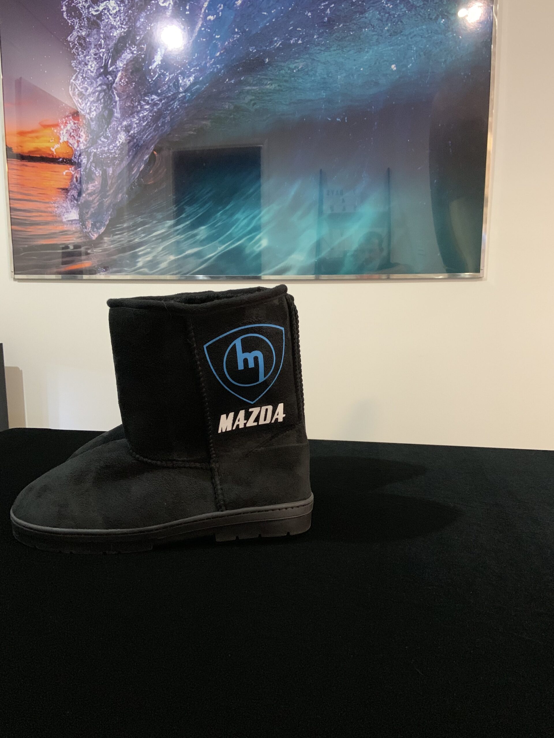 Mazda Ugg Boots - Blue M White MAZDA