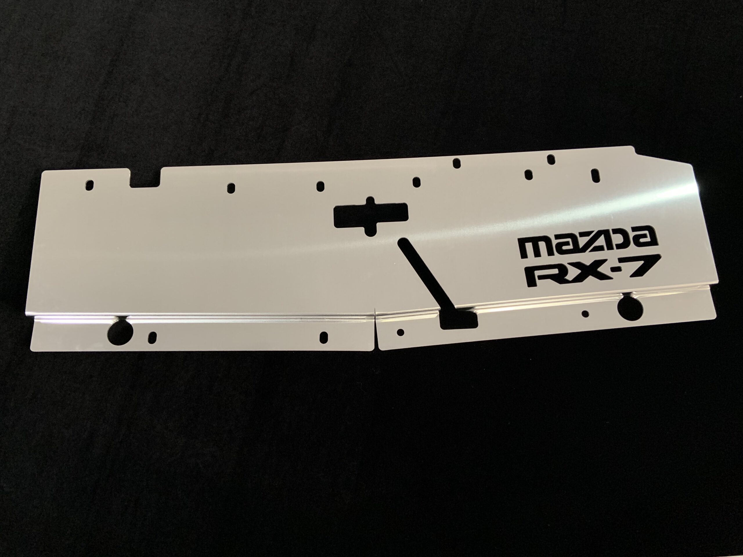 Rx7 FC Radiator Shroud - Raw Alloy