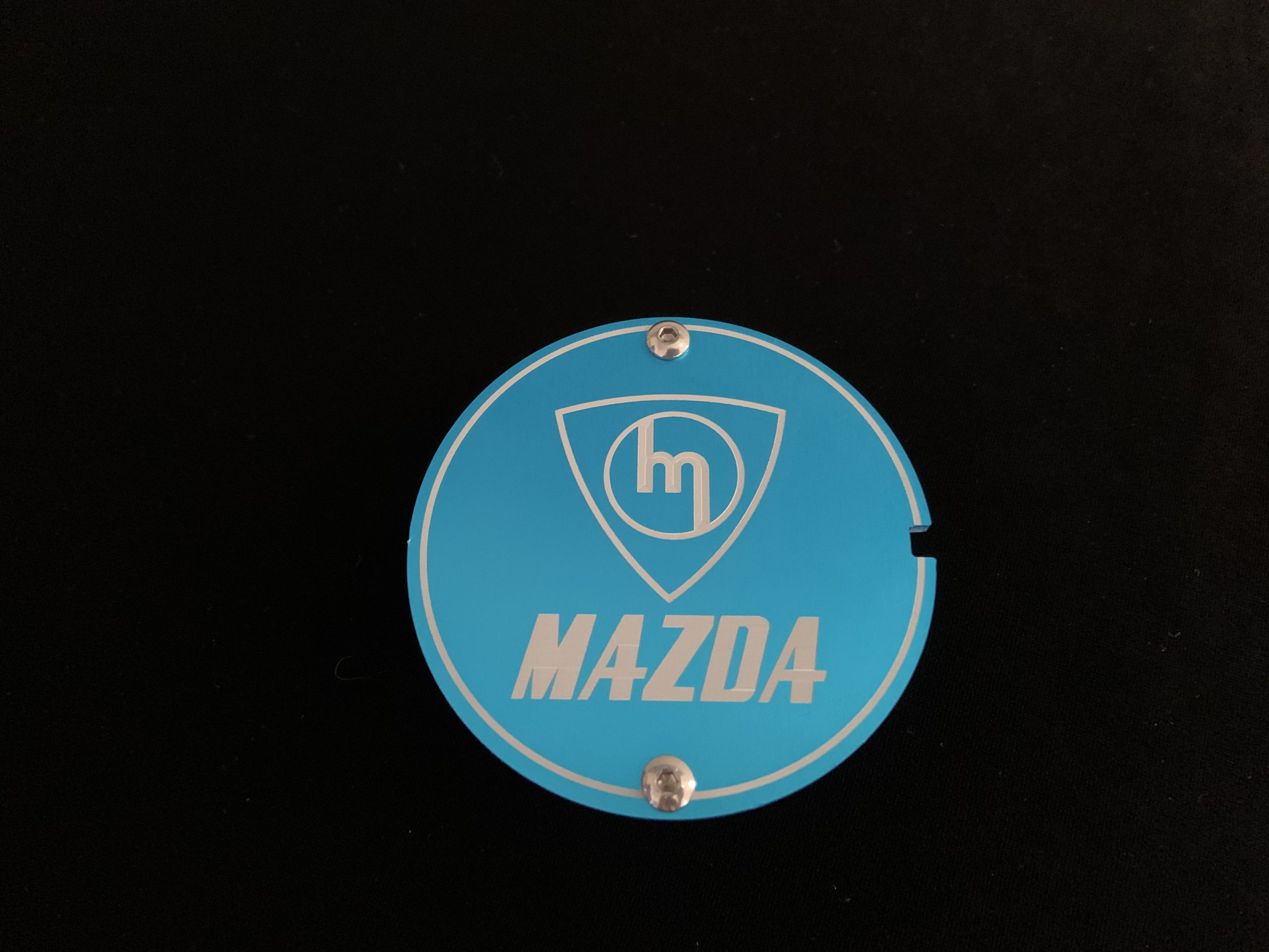 Aqua Blue M MAZDA Alloy CAS Cover