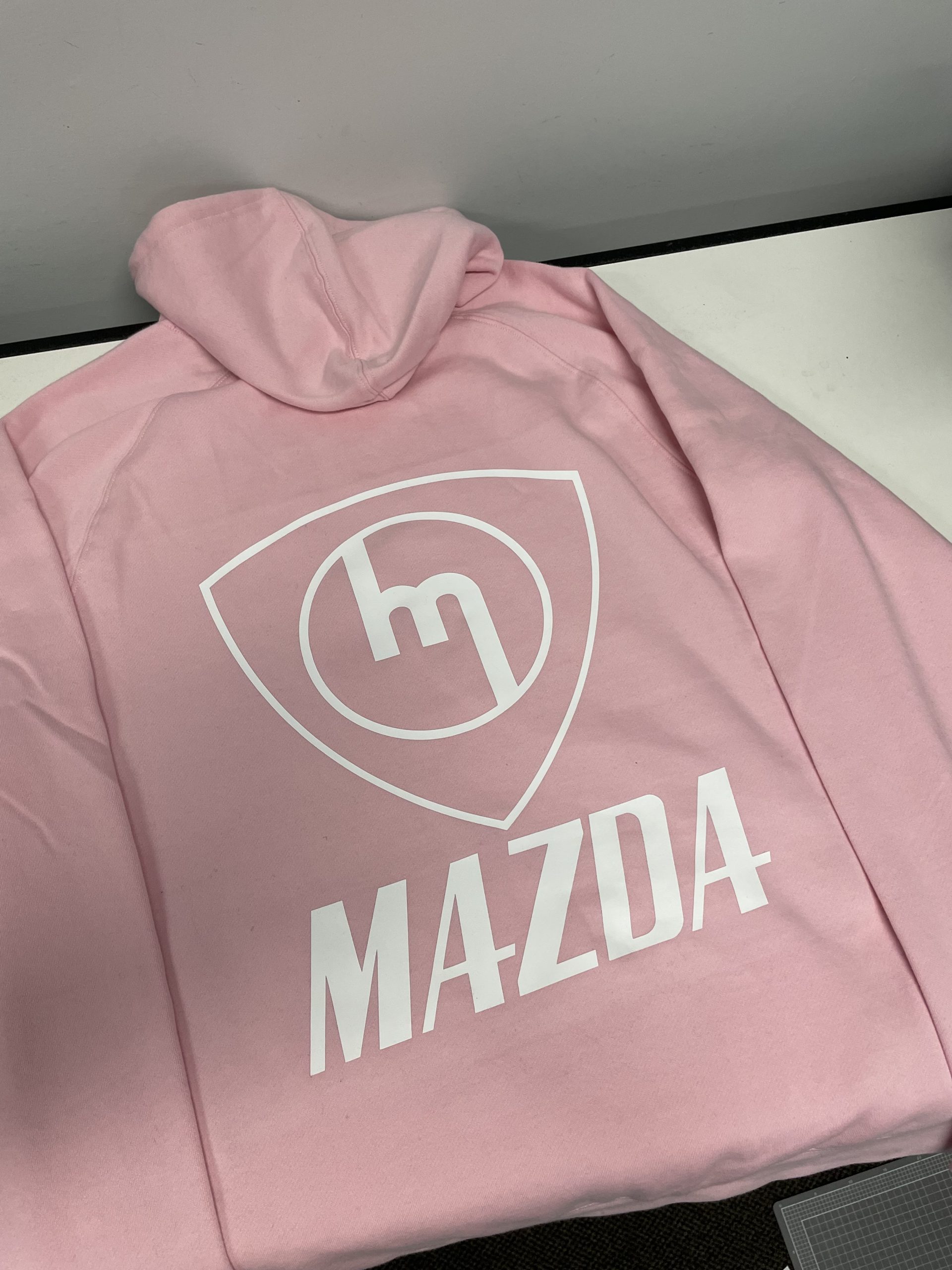Womans PINK Hoodie M MAZDA