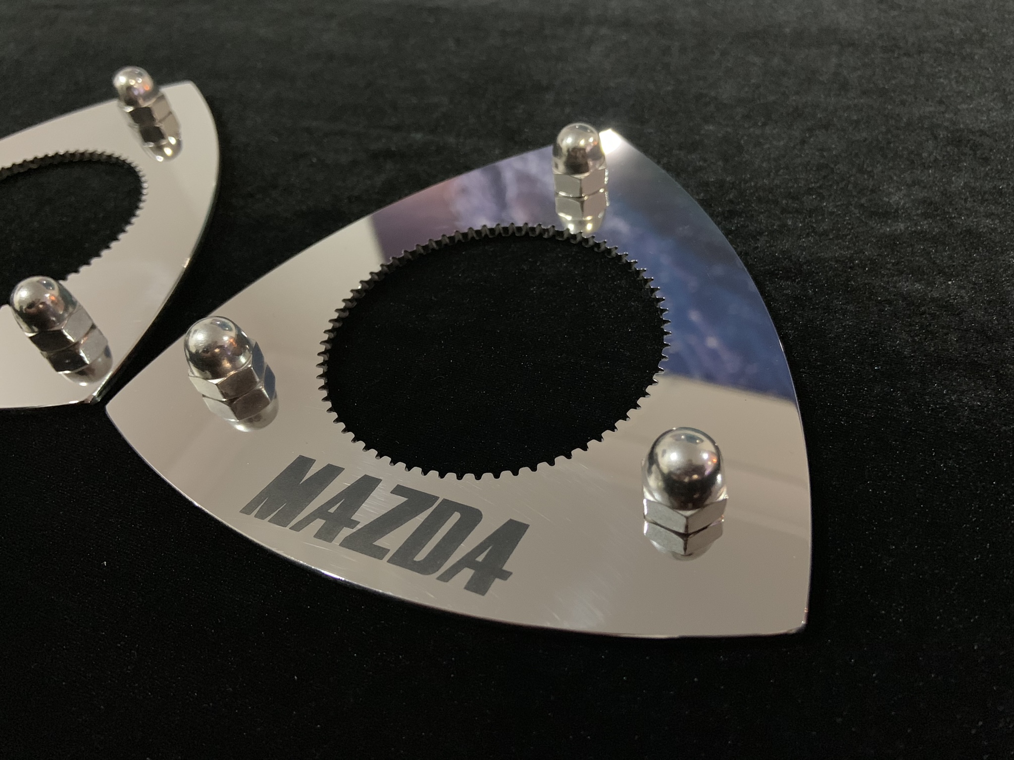 Mazda rx7 FD Strut Tops - Mazda engraved