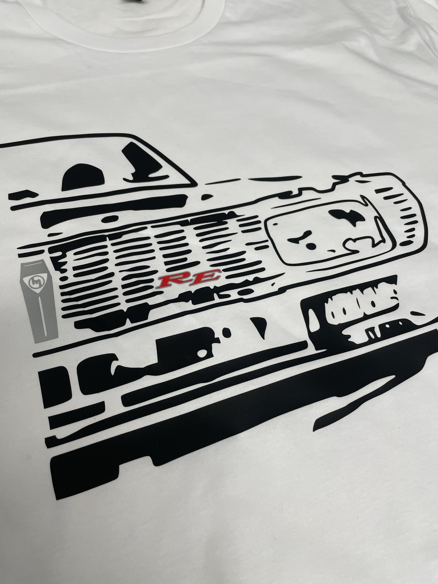 Rx2 Series1 Front & Rear - White Tee