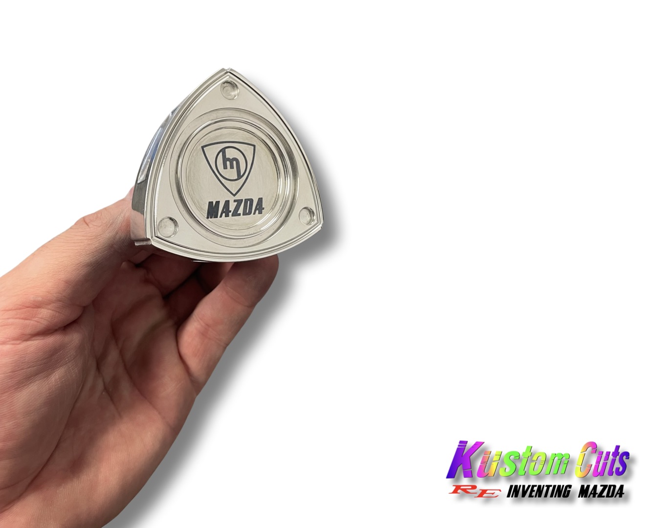 Polished Billet Rotor Oil Cap - M MAZDA
